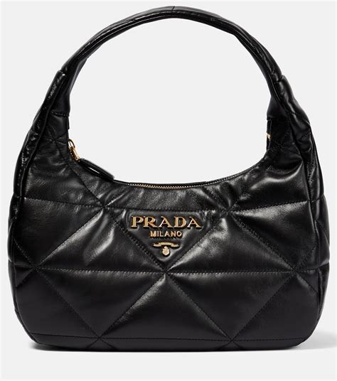 prada logo quilted shoulder bag|Prada shoulder cross body bag.